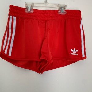 Red Adidas Athletic Shorts
